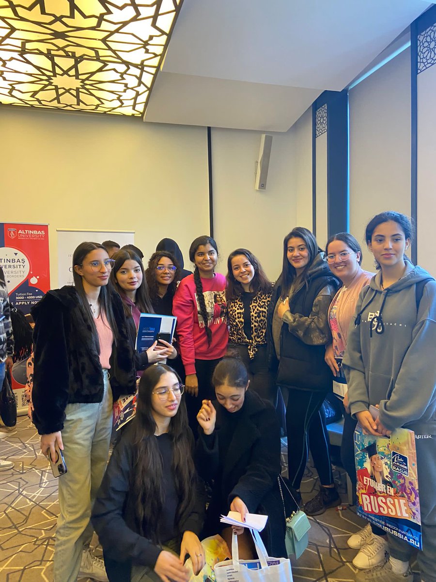 iauint's tweet image. Some glances from our recent fair in #morocco 
#towardsabrighterfuture #iau #studyinturkey #türkiye #joinus 
@drmaydin 
@IAUKampus