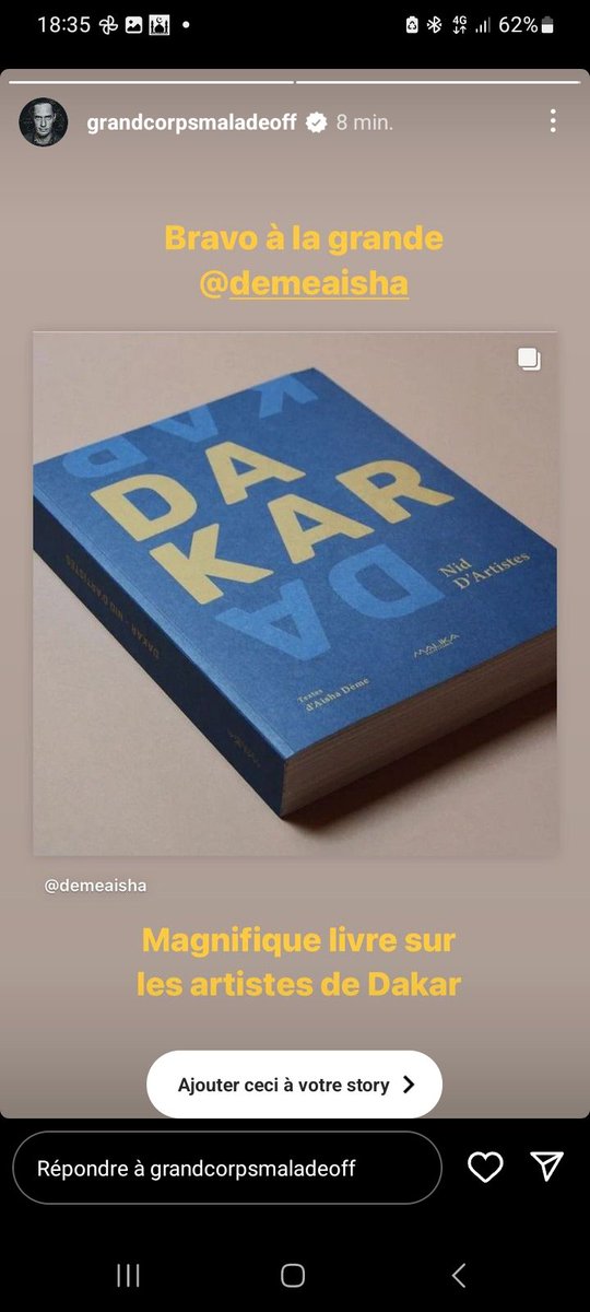 Merci <a href="/grandcorpsmalad/">Grand Corps Malade</a> 🙏🏿💙