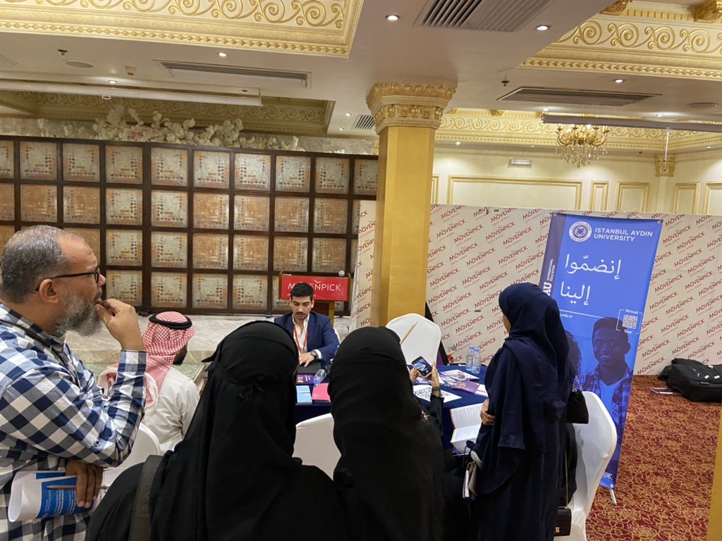 iauint's tweet image. Some glances from our recent fair in #KSA #SaudiArabia 
#towardsabrighterfuture #iau #studyinturkey #türkiye #joinus
@drmaydin 
@IAUKampus