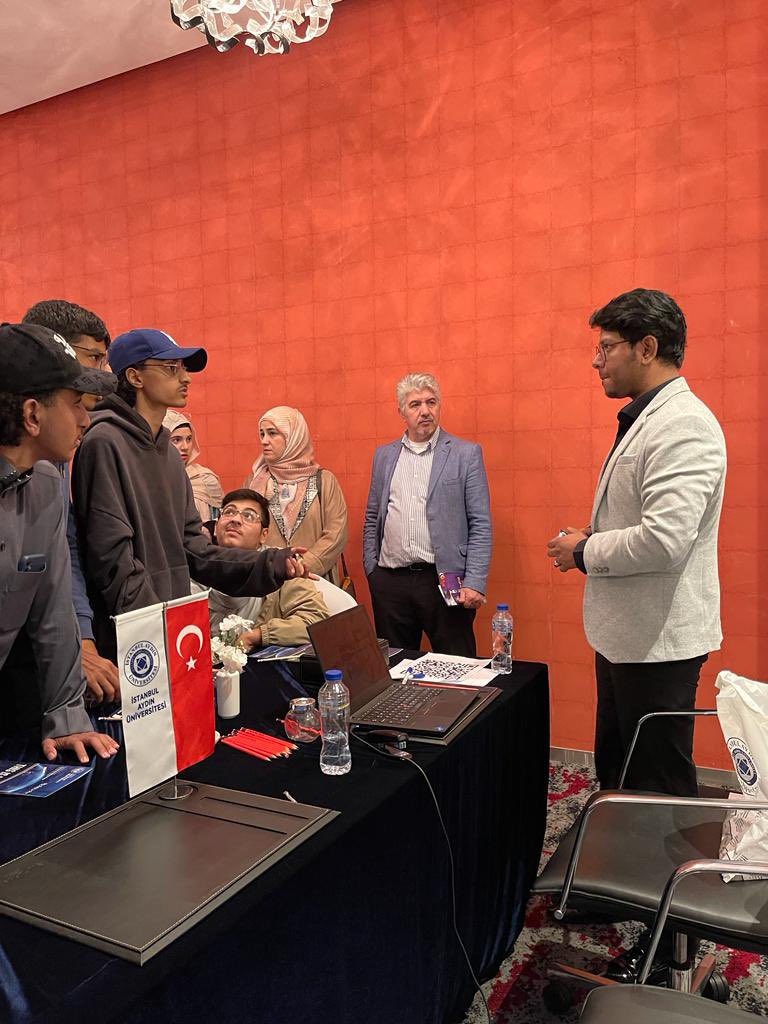 iauint's tweet image. Some glances from our recent fair in #KSA #SaudiArabia 
#towardsabrighterfuture #iau #studyinturkey #türkiye #joinus
@drmaydin 
@IAUKampus