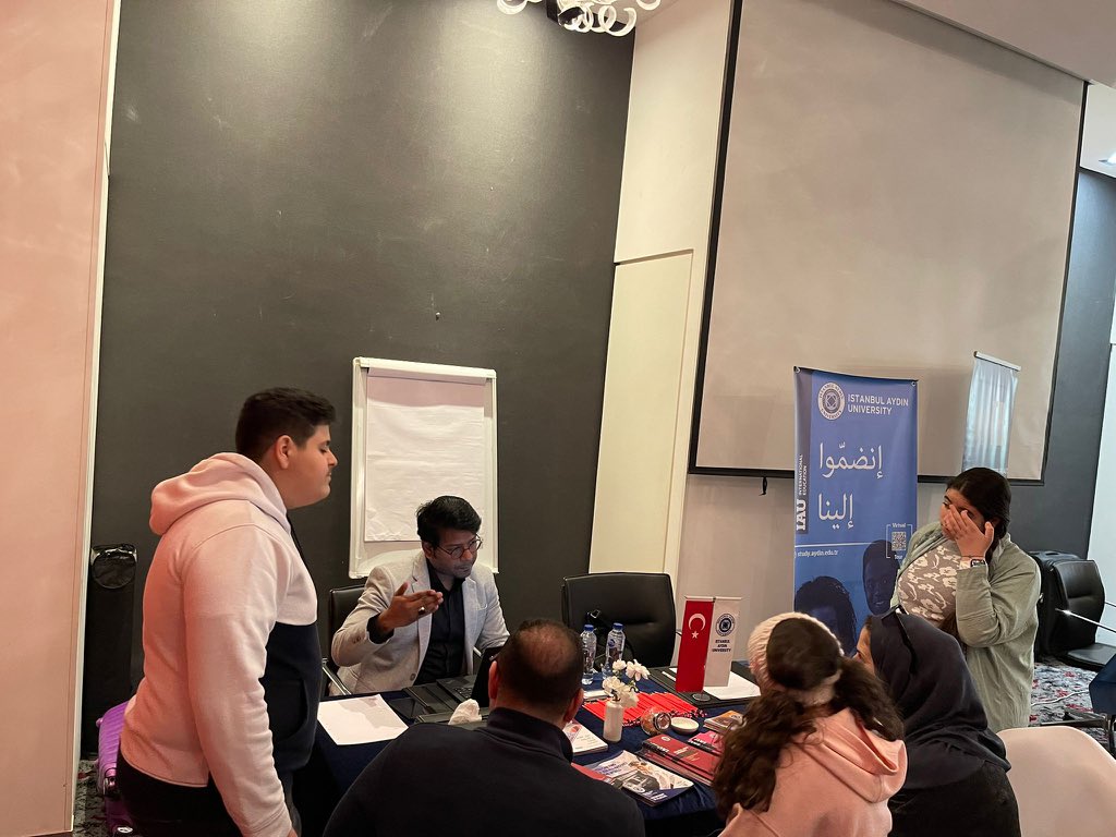 iauint's tweet image. Some glances from our recent fair in #KSA #SaudiArabia 
#towardsabrighterfuture #iau #studyinturkey #türkiye #joinus
@drmaydin 
@IAUKampus