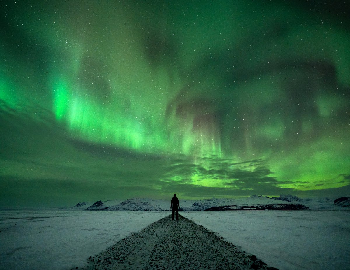 Checked the Northern Lights off my bucket list 1 year ago today. #Photographer #Iceland