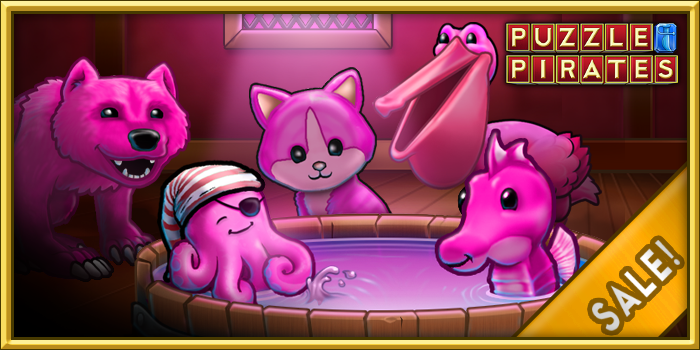 PuzzlePirates's tweet photo. Sure, ye can rush to the palace shop fer a last minute box o’chocolates to warm the heart of yer special hearty, but will that really keep ‘em warm while sailin’ frozen seas? Ye need somethin’ with a bit more heat - something a bit more hot pink.  https://t.co/7DXh2yLejO https://t.co/c6b8QGNBD6