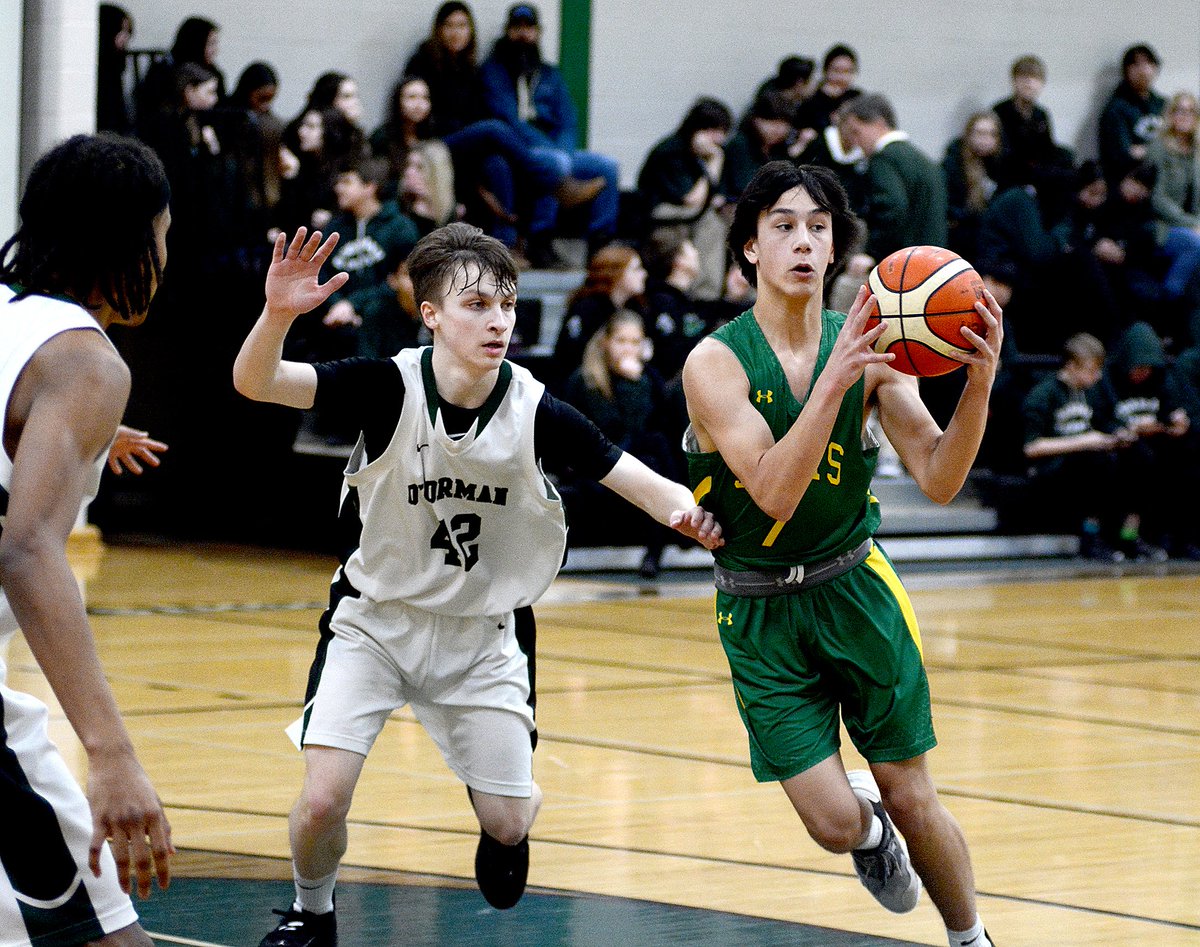 TimminsPress's tweet photo. Jack Heikilla’s three-point basket with 2.8 seconds remaining lifted O’Gorman to a 42-41 win over Thunder Bay’s St. Patrick Saints on Day 1 of the 51st annual Zenon Ziemba Boys Basketball Tournament Friday ... https://t.co/tMlJymfwf7 https://t.co/UPhqPIzv8q