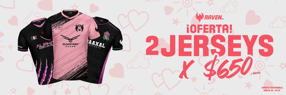 🚨¡OFERTA! 2 Jerseys x $650 + envio❤️🚨

Disponible hasta el día 14/02. 👀

Raven-ink.com

#LuceMejorJuegaMejor