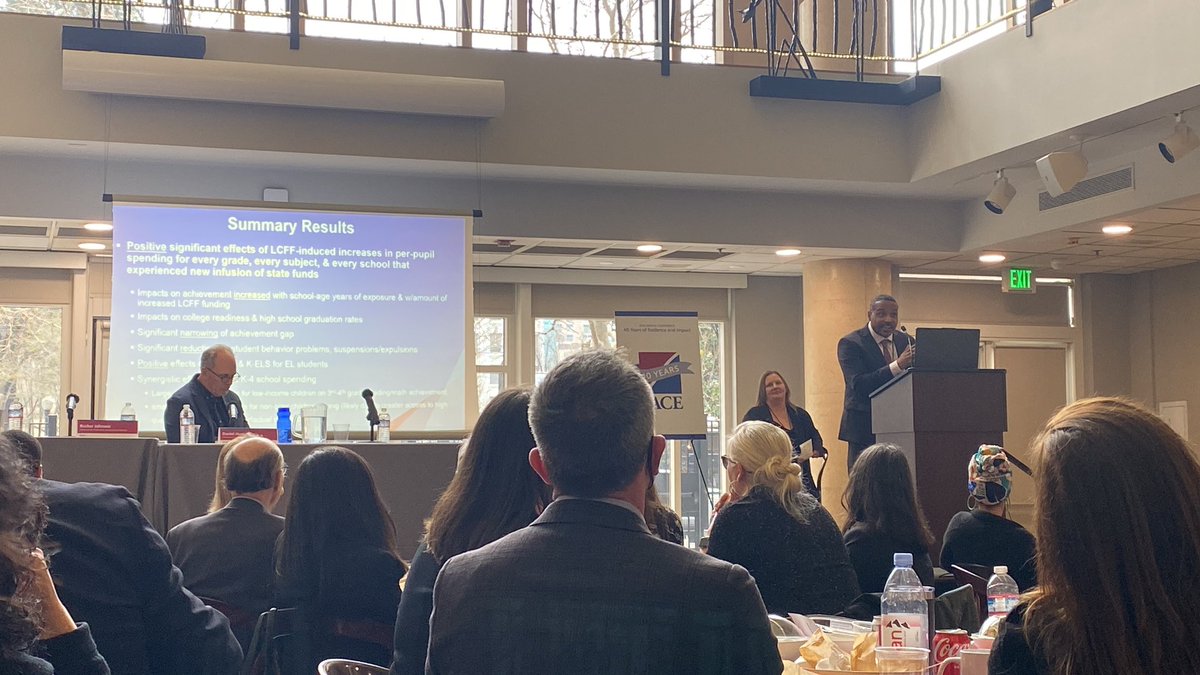 lara_brady's tweet image. @ProfRucker on the importance of how we allocate #LCFF funds matters to create systemic improvement for our students @GoldmanSchool @edpolicyinca #PACEConference