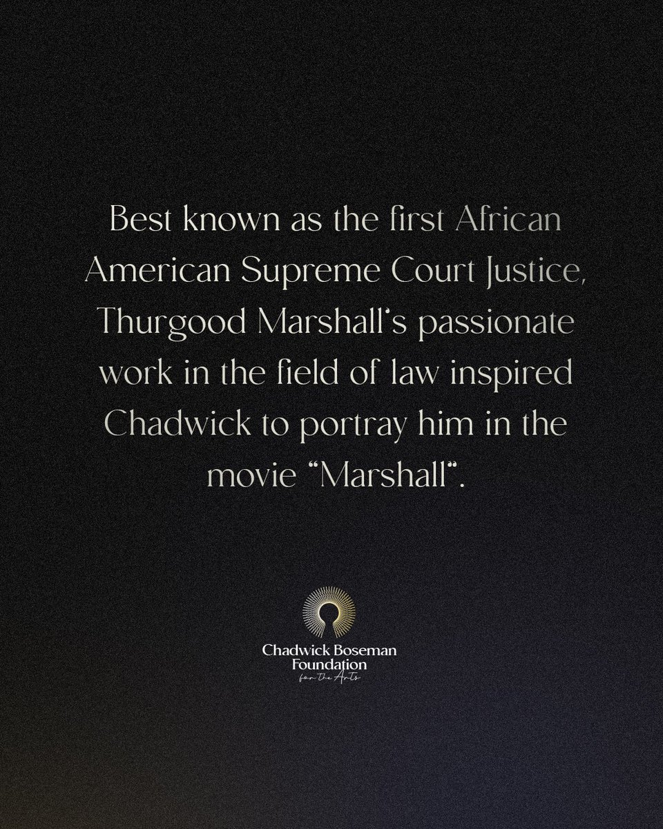 #ThurgoodMarshall’s steadfast push for equality forever shaped the American justice system (Source: History). #inspireothers 🎭 🎬