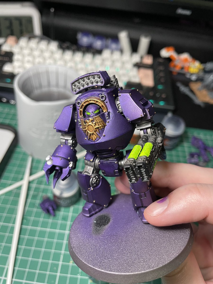 DeathFoundJoshy's tweet photo. @warhammer Getting there with this guy https://t.co/7Gdt2iTilL