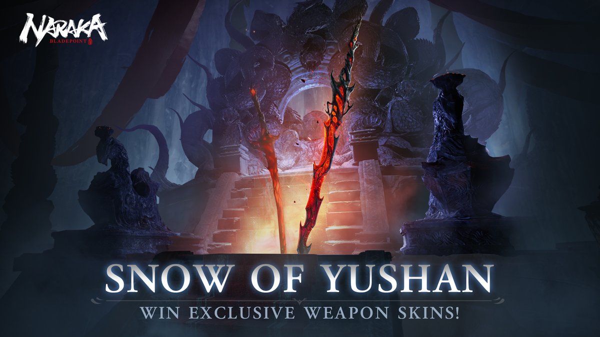 Scorch the tundra. Gather Nether Stone and craft the blades of flaming ash in the Snow of Yushan event. Complete quests in Showdown during the event period and redeem great event rewards including the Flaming Ash weapon collection and more! #NARAKABLADEPOINT