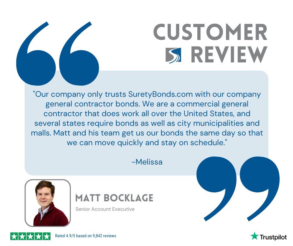 suretybonds's tweet photo. Here at https://t.co/EUzH8mPFea, we strive to give the best customer service possible! Visit our website https://t.co/oVRNyJpNNh or call 1(800) 308-4358 to experience our superior bonding services! #BondWithUs #SuretyBonds #StaffAppreciation #ObsessOverService #GeneralContractor https://t.co/ENrrwaOIqs