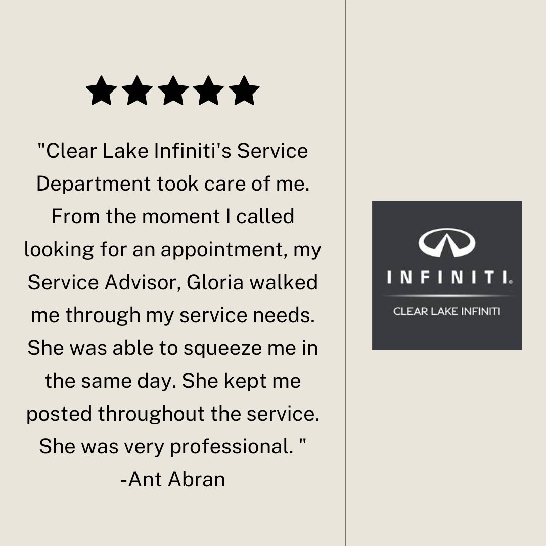 We're always honored to serve you, Ant. Thank you for your amazing #FiveStarReview 💫

#HappyCustomer #HoustonTX