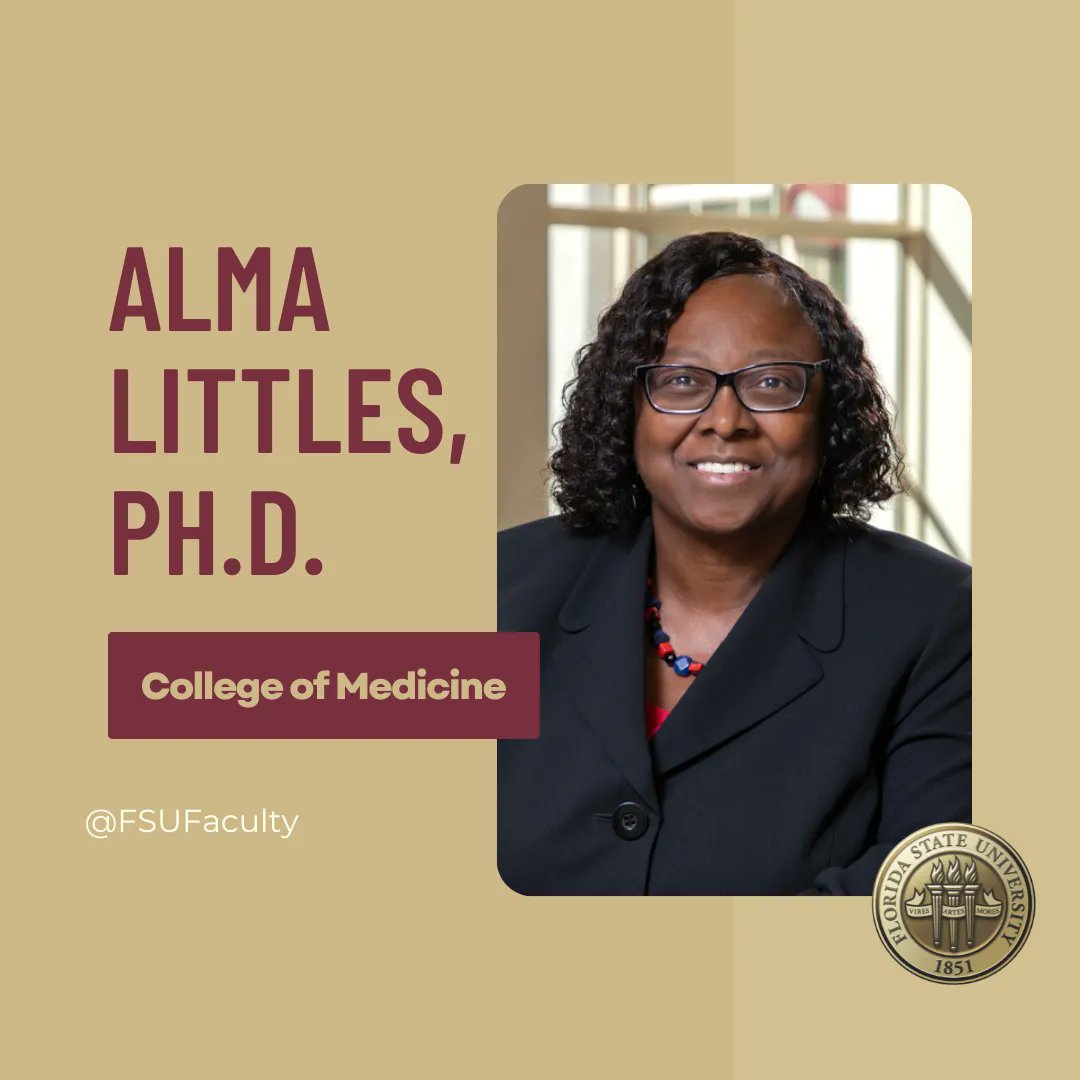 FSUFaculty's tweet photo. Dr. Alma Littles has been named Interim Dean of @FSUCoM. She is succeeding Dr. John P. Fogarty, who is retiring after 14 years as the College of Medicine’s dean.
#FSUMedicine #FSUCOM #FSUFaculty #FSU https://t.co/EsfiU4eLB8
