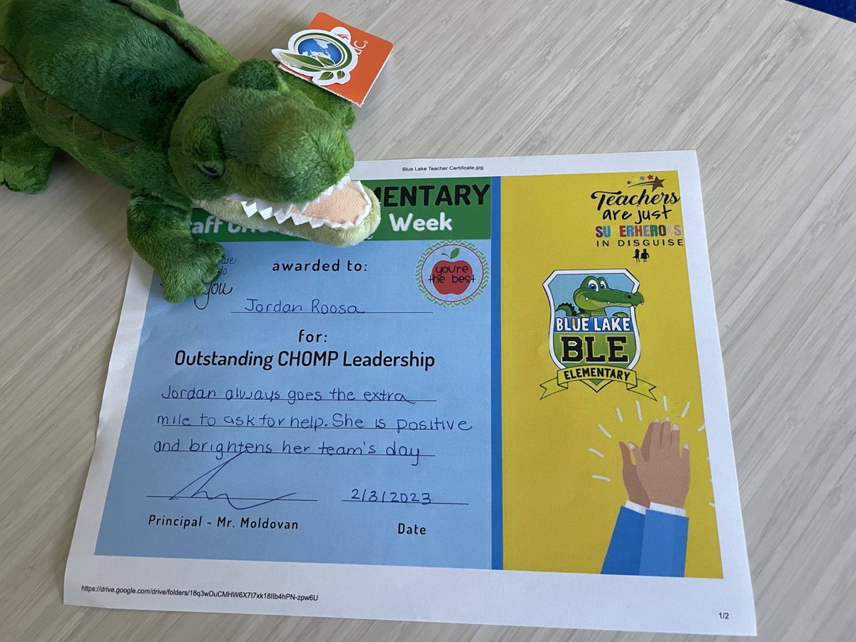 msroosa's tweet photo. We had a fun week in 1st grade at Blue Lake! 100th Day and Day of Awesomeness 🥳 https://t.co/COaxuoaZmY