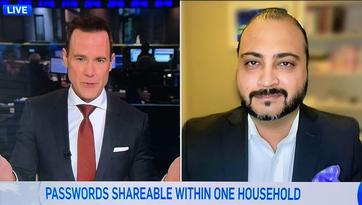 Joined @ToddCTV to discuss the #Netflix password sharing measures that will be implemented. It is estimated over 100m users share their passwords. The streaming industry will be watching this move closely to see if it leads to an 📈 in subscriptions. I think it will, thoughts?