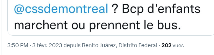 jeanmicheldaou's tweet photo. @Jerome_bg "Benito Juarez", c'est en Montérégie? https://t.co/Ccuy3pYIxg