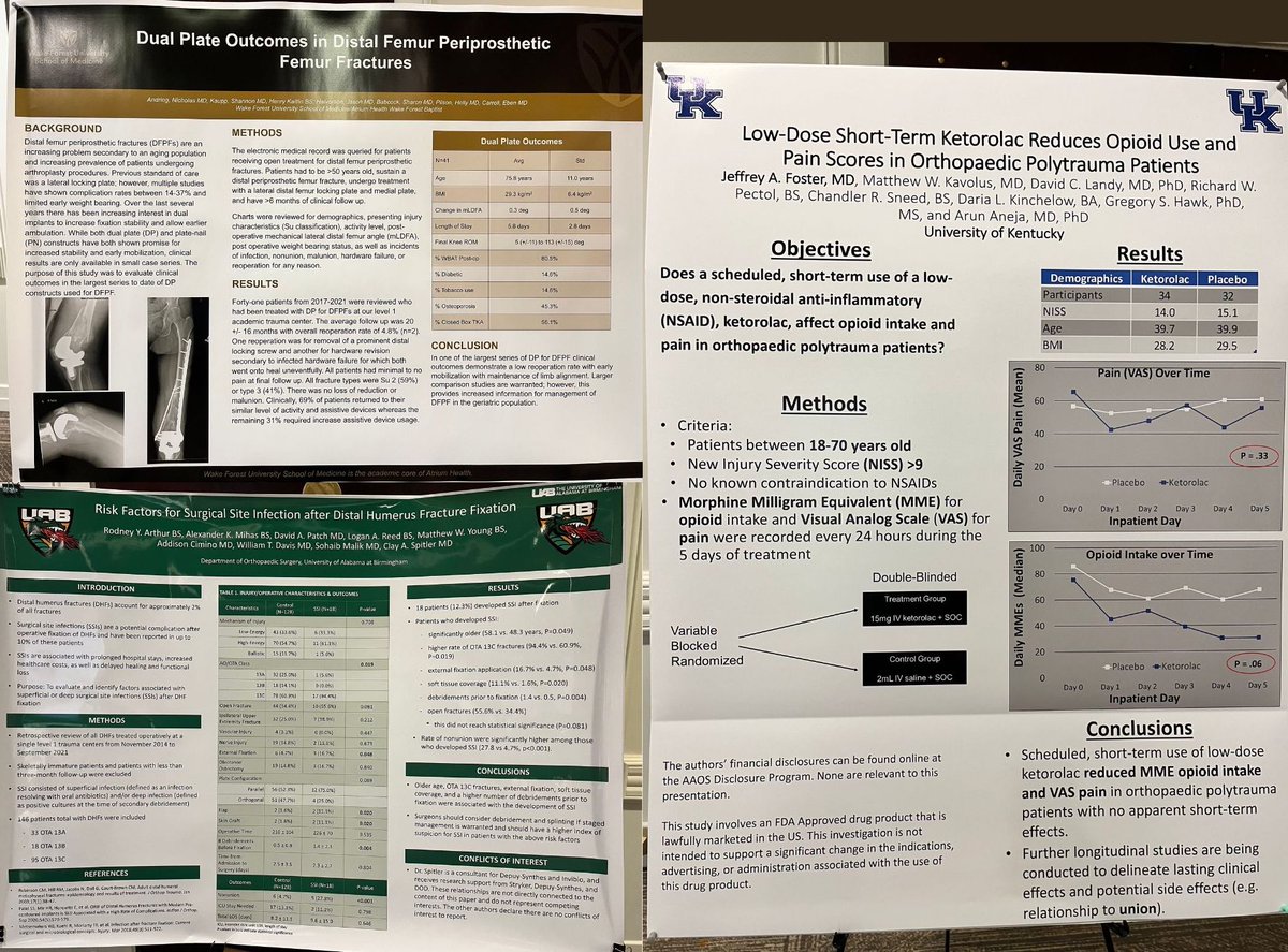 SEFCOrtho's tweet photo. All of the wonderful posters at #SEFS2023!

#ortho #Orthopedics #Medical #Education #CME https://t.co/uHUlB4HgpG