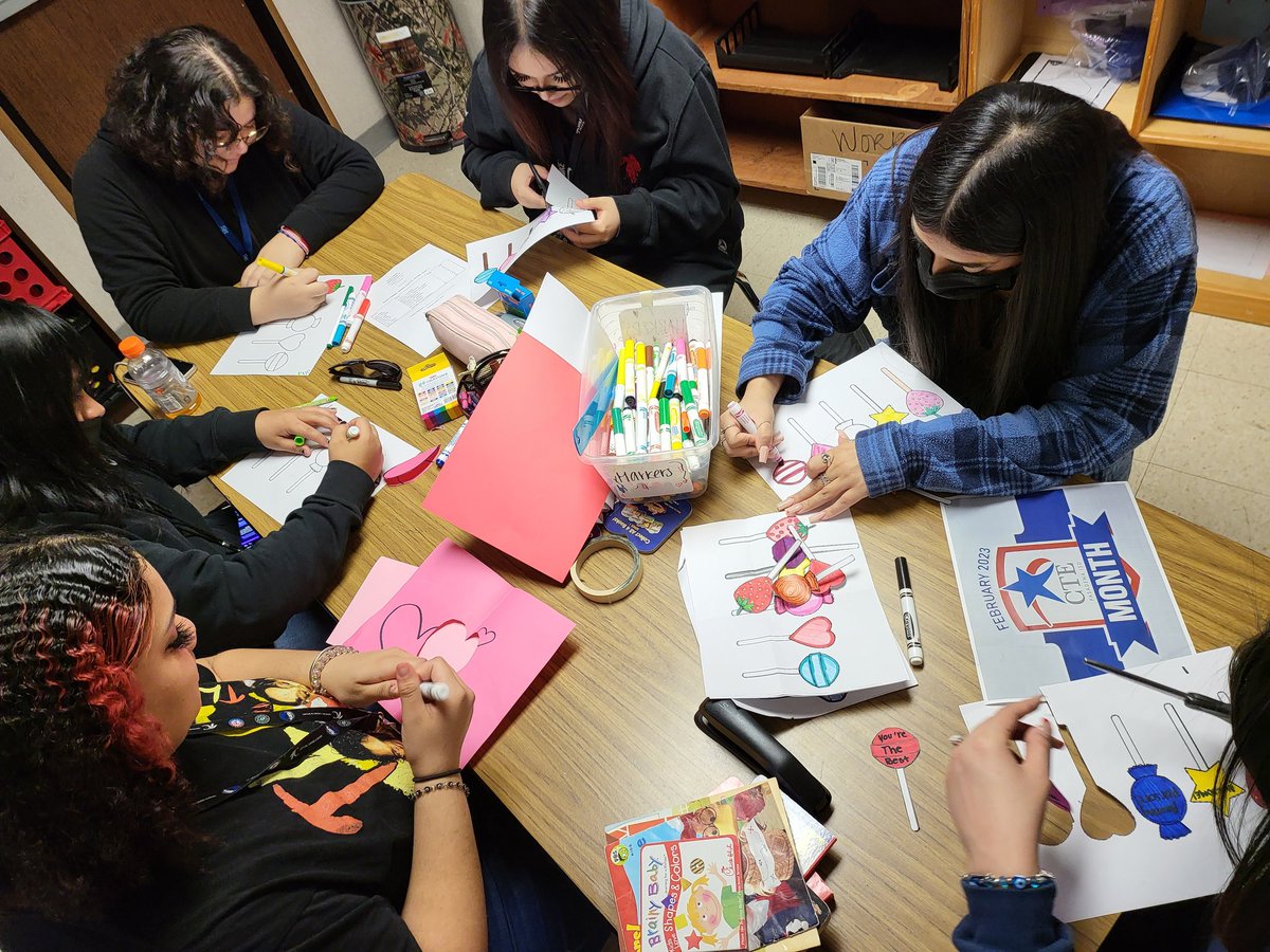 SRHS FCS (@fcs_work) on Twitter photo Family and Community Services students <a href="/SamRayburn_HS/">Sam Rayburn High School</a> <a href="/PISDCareerTech/">PISD Career and Tech</a> #EDUCATIONANDTRAINING working on a project for celebrating our <a href="/TexanCounselors/">SRHS Counseling Center</a>. Stay tuned!
#PISDCTE
#PISDCTEMONTH2023
#PISDCTEAllStars Family and Community Services students <a href="/SamRayburn_HS/">Sam Rayburn High School</a> <a href="/PISDCareerTech/">PISD Career and Tech</a> #EDUCATIONANDTRAINING working on a project for celebrating our <a href="/TexanCounselors/">SRHS Counseling Center</a>. Stay tuned!
#PISDCTE
#PISDCTEMONTH2023
#PISDCTEAllStars