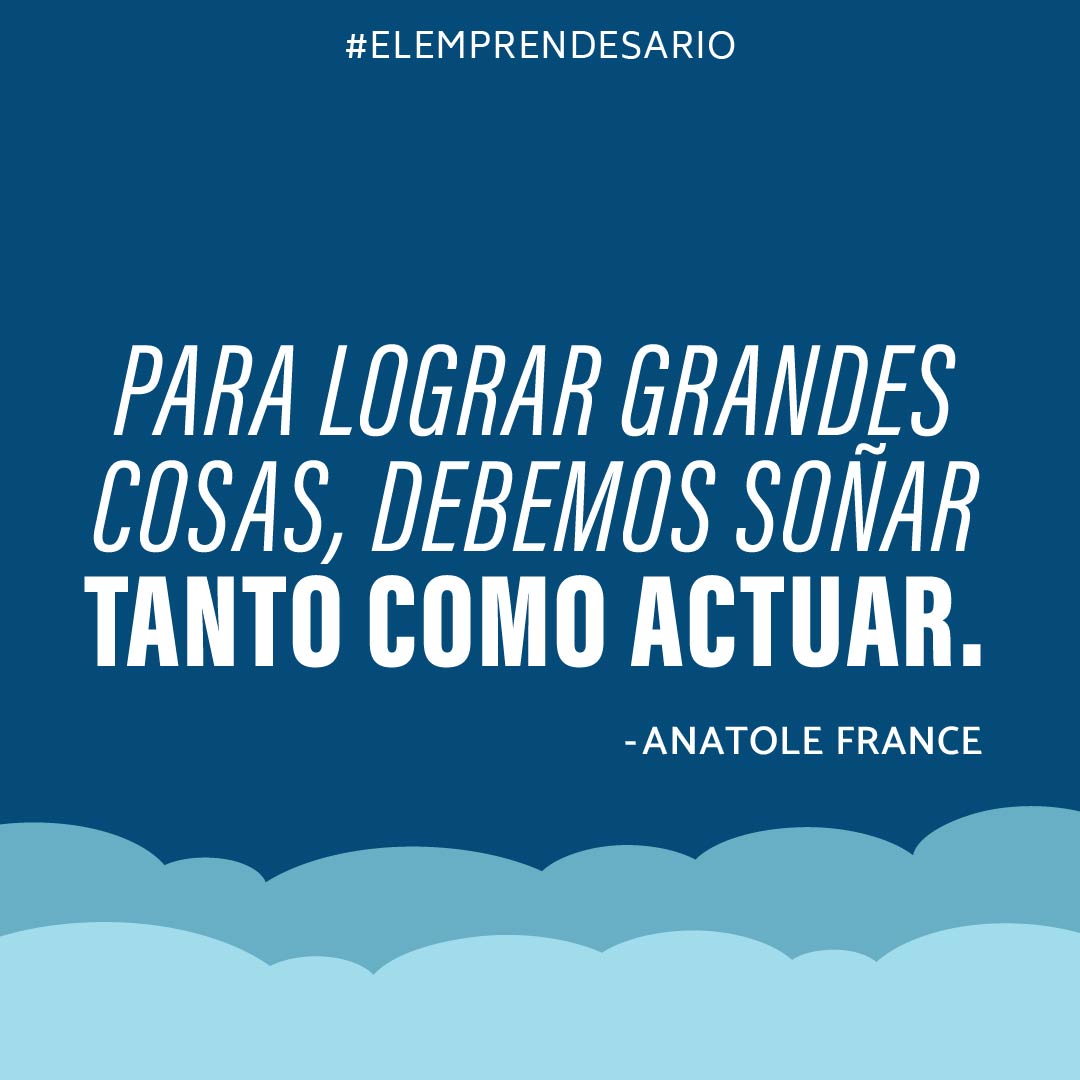 No es suficiente soñar, hay que actuar 👏🏻