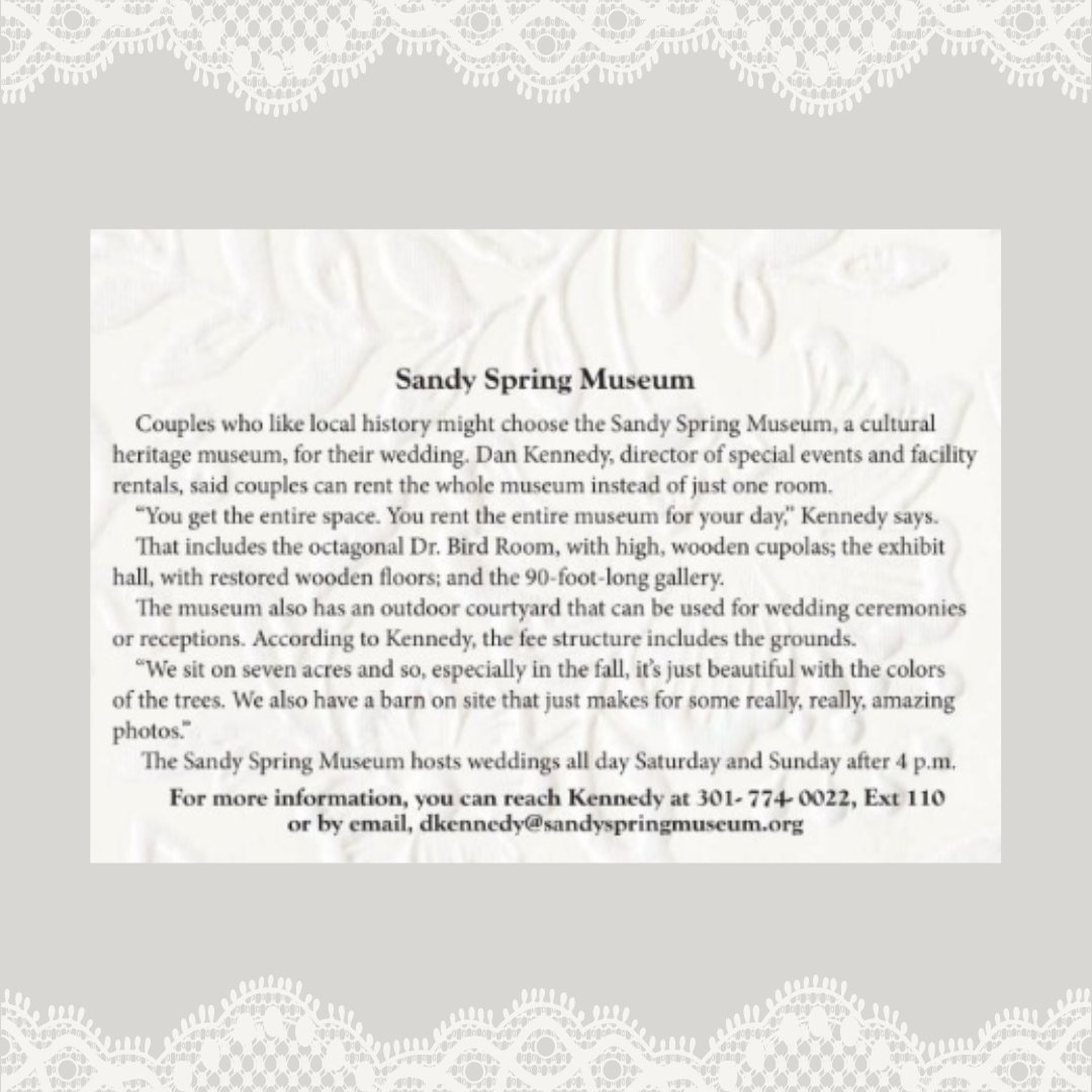 Sandy Spring Museum tweet media