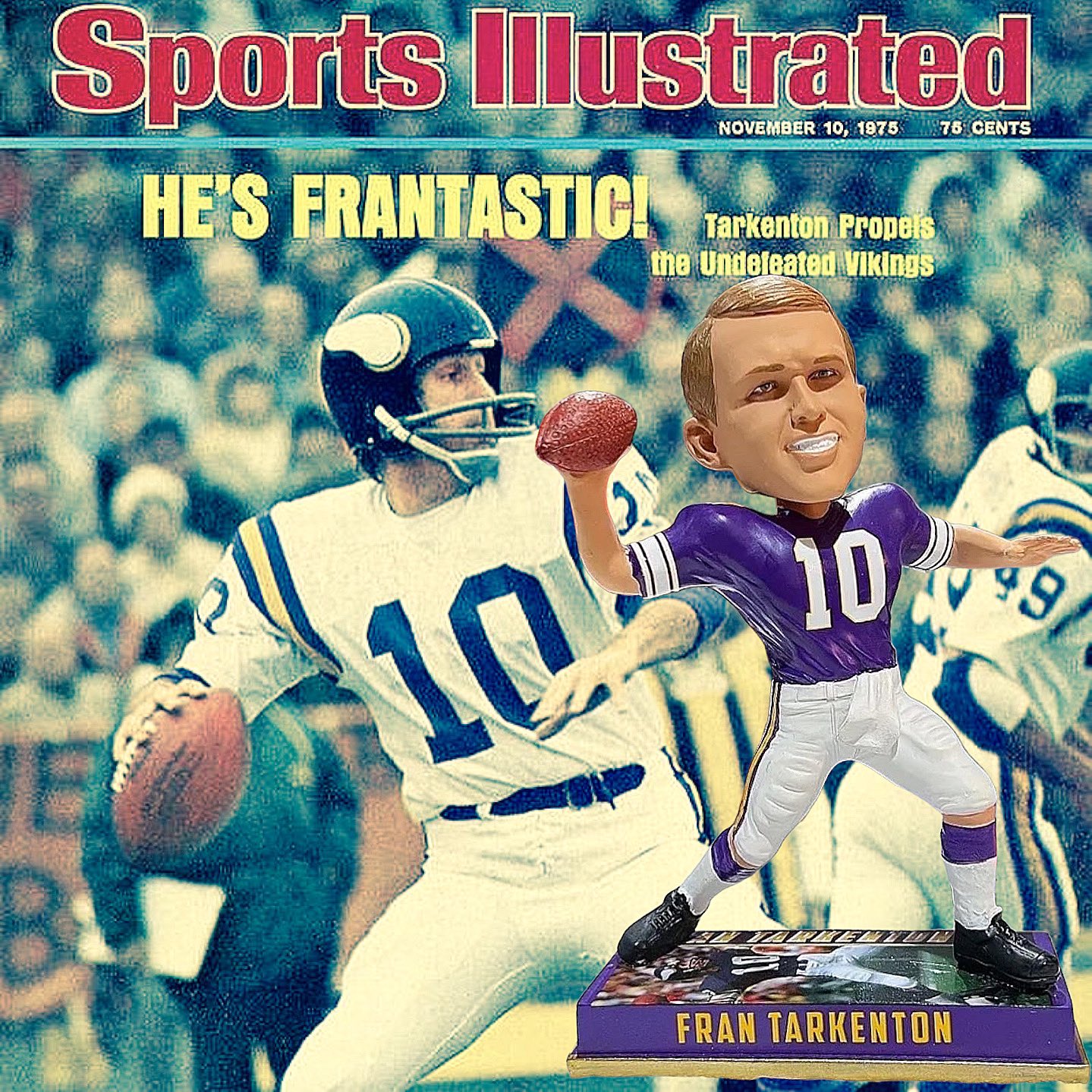 Happy 83rd Birthday to a Minnesota Viking legend named Fran Tarkenton. 