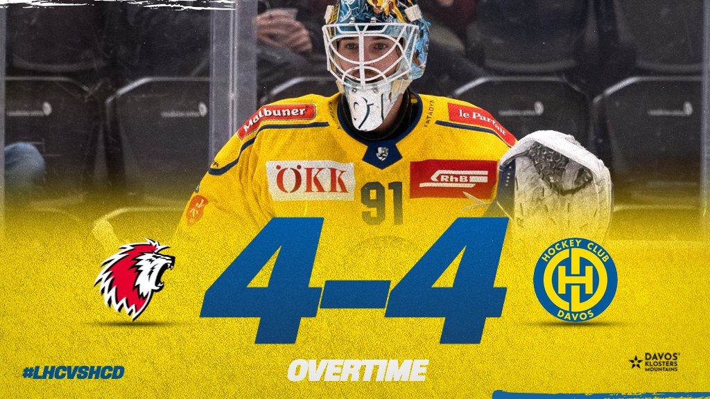 HCD_offiziell's tweet photo. ⏸️ 60' 😅 Das ist doch einfach unglaublich! Die Comeback-Kids schlagen wieder zu und holen im Schlussdrittel einen 1:4-Rückstand auf. Zweimal #44Stransky, #37Schmutz und ein starker #91Senn sichern dem HCD mindestens 1 Punkt.
#LHCvsHCD 4:4* https://t.co/TKW3Ah2Cih