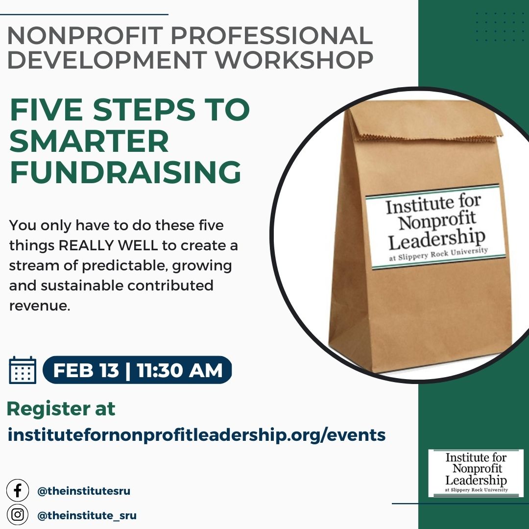 Institute for Nonprofit Leadership at SRU tweet media