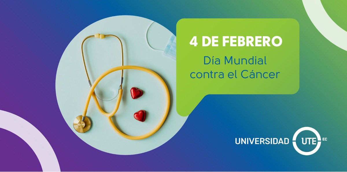 UTEoficial's tweet photo. #ComunicaciónUTE | Hoy se conmemora el Día Mundial Contra el Cáncer  y la UTE se une a esta fecha tan importante para actuar en la prevención y control de esta enfermedad 💪💙💚 https://t.co/0MLesOSxCY