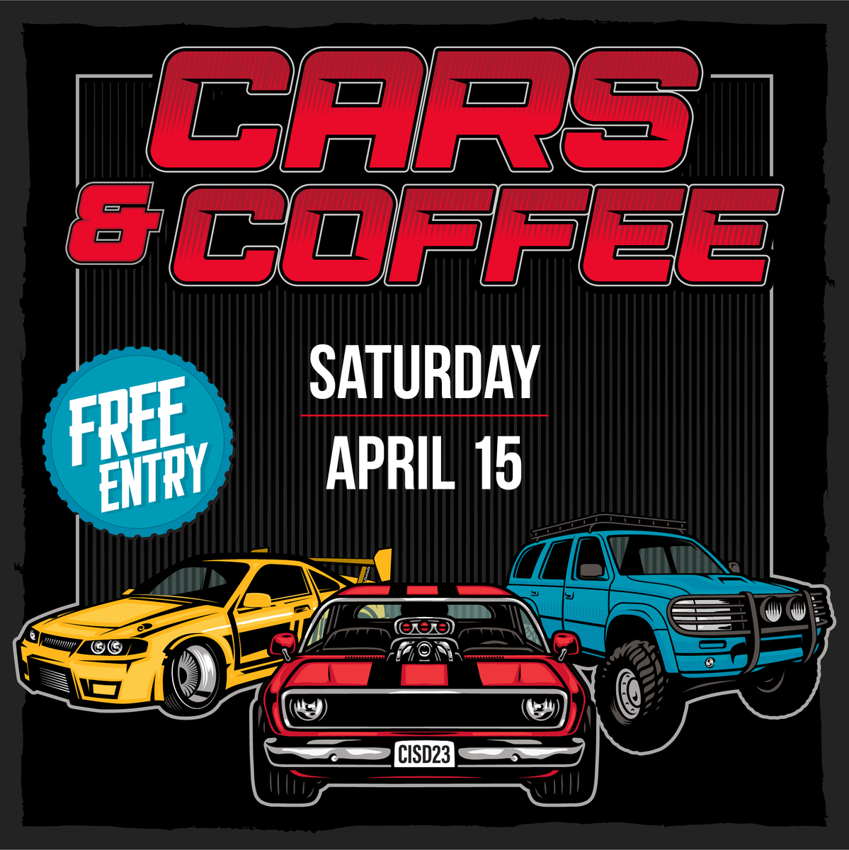 Join us for the first District-wide Cars & Coffee hosted by TWHS