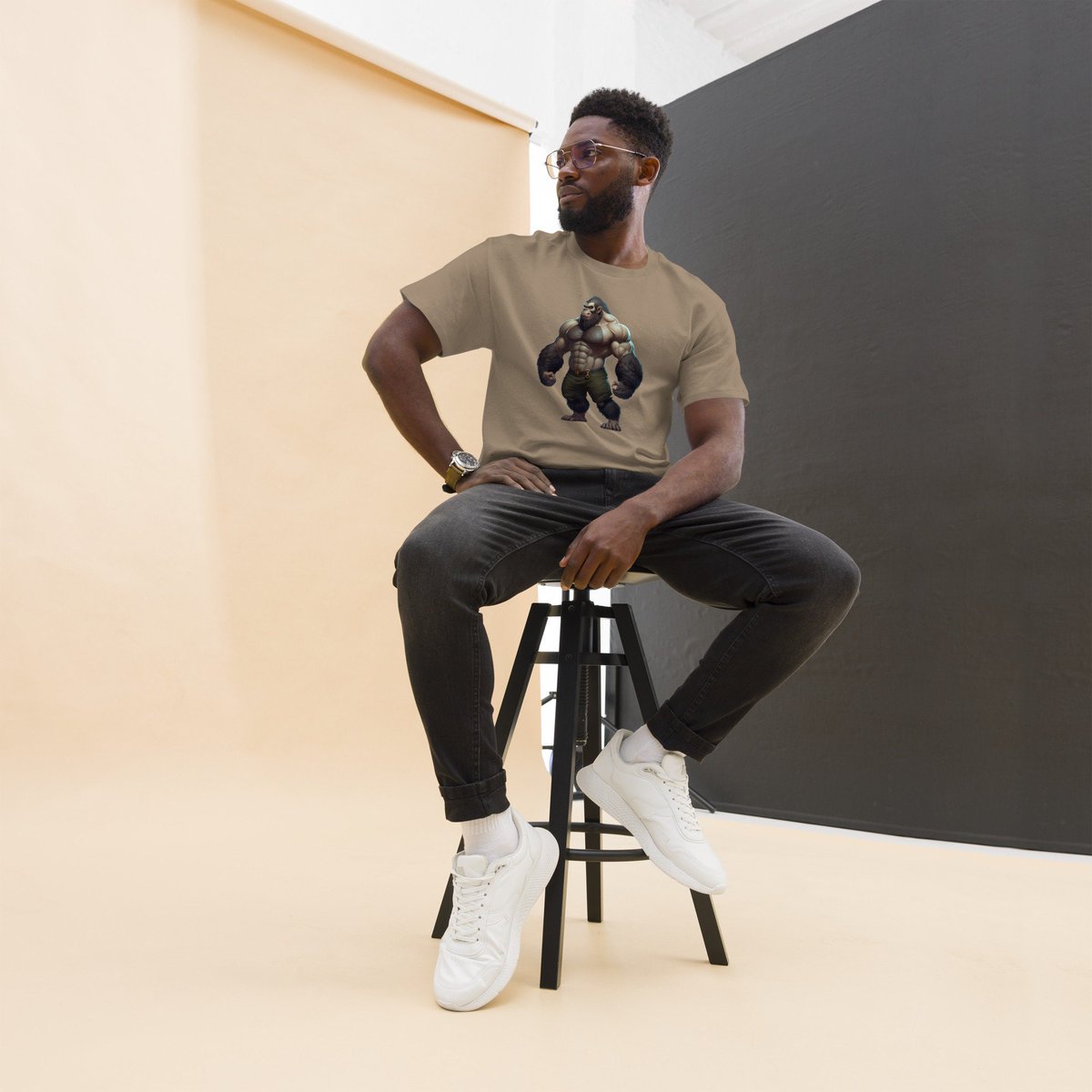 PORTERTHEPOET's tweet photo. Go Ape 🦍 for our latest design! 🔥 Make a statement in our gorilla printed tee 💪 Stand out from the crowd and shop now! 🛍 #gorillastyle #wildfashion #onlinestore #newarrival https://t.co/COEMoKBgAO