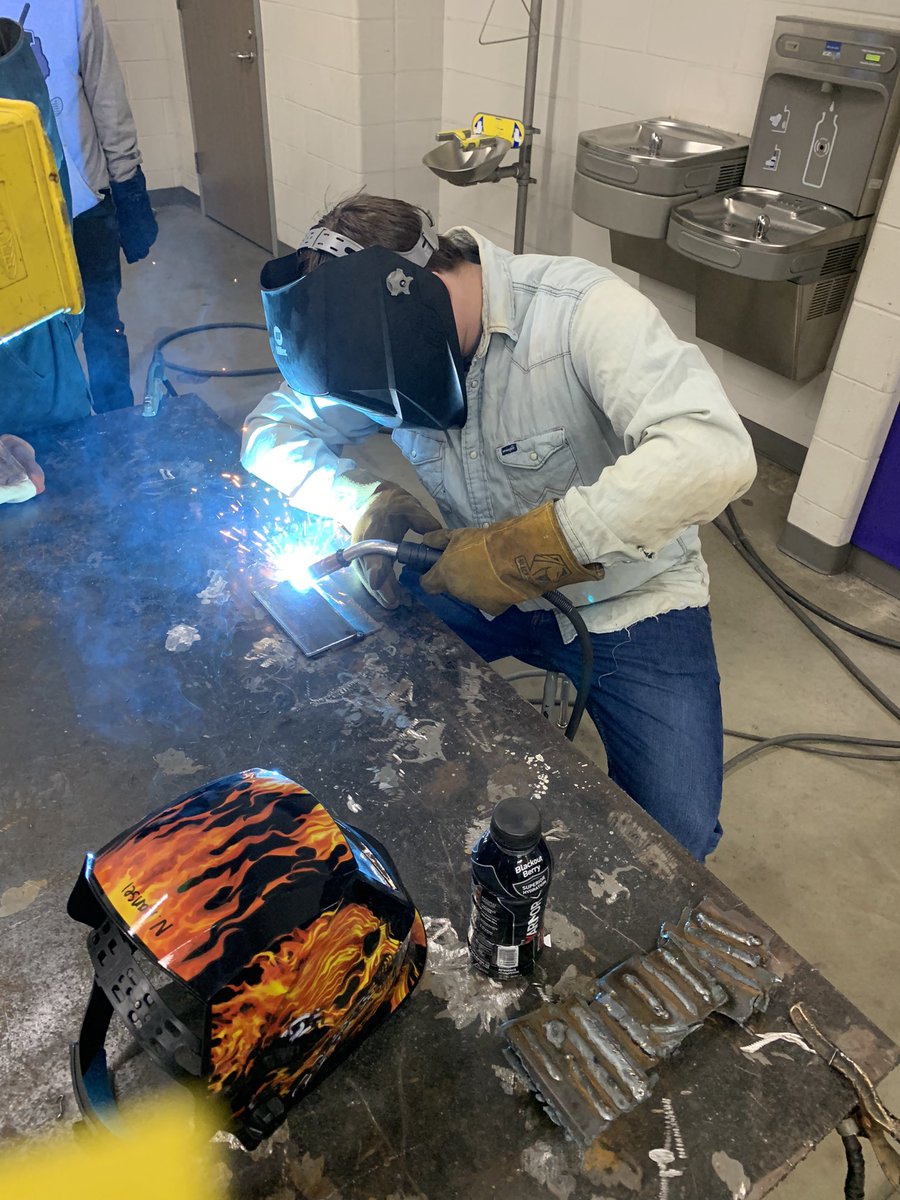 WillisISD_CTE's tweet photo. Big day in the welding lab at WHS today. 56 students earned their AWS welding certification today!  These students are career-ready. @WillisSchools @Willis_HS_TX https://t.co/C4ejRQrGGm