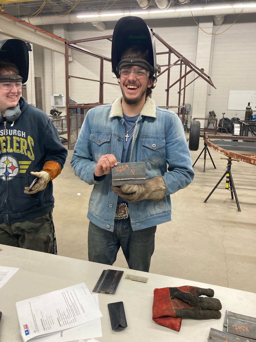 WillisISD_CTE's tweet photo. Big day in the welding lab at WHS today. 56 students earned their AWS welding certification today!  These students are career-ready. @WillisSchools @Willis_HS_TX https://t.co/C4ejRQrGGm