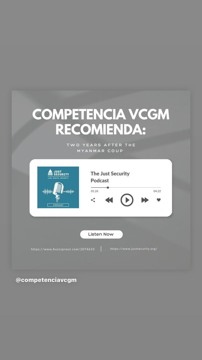 competenciaVCGM's tweet photo. #VCGM | Viernes de recomendaciones: 

https://t.co/J8NDnuZCQv https://t.co/HI8OY2BmYz