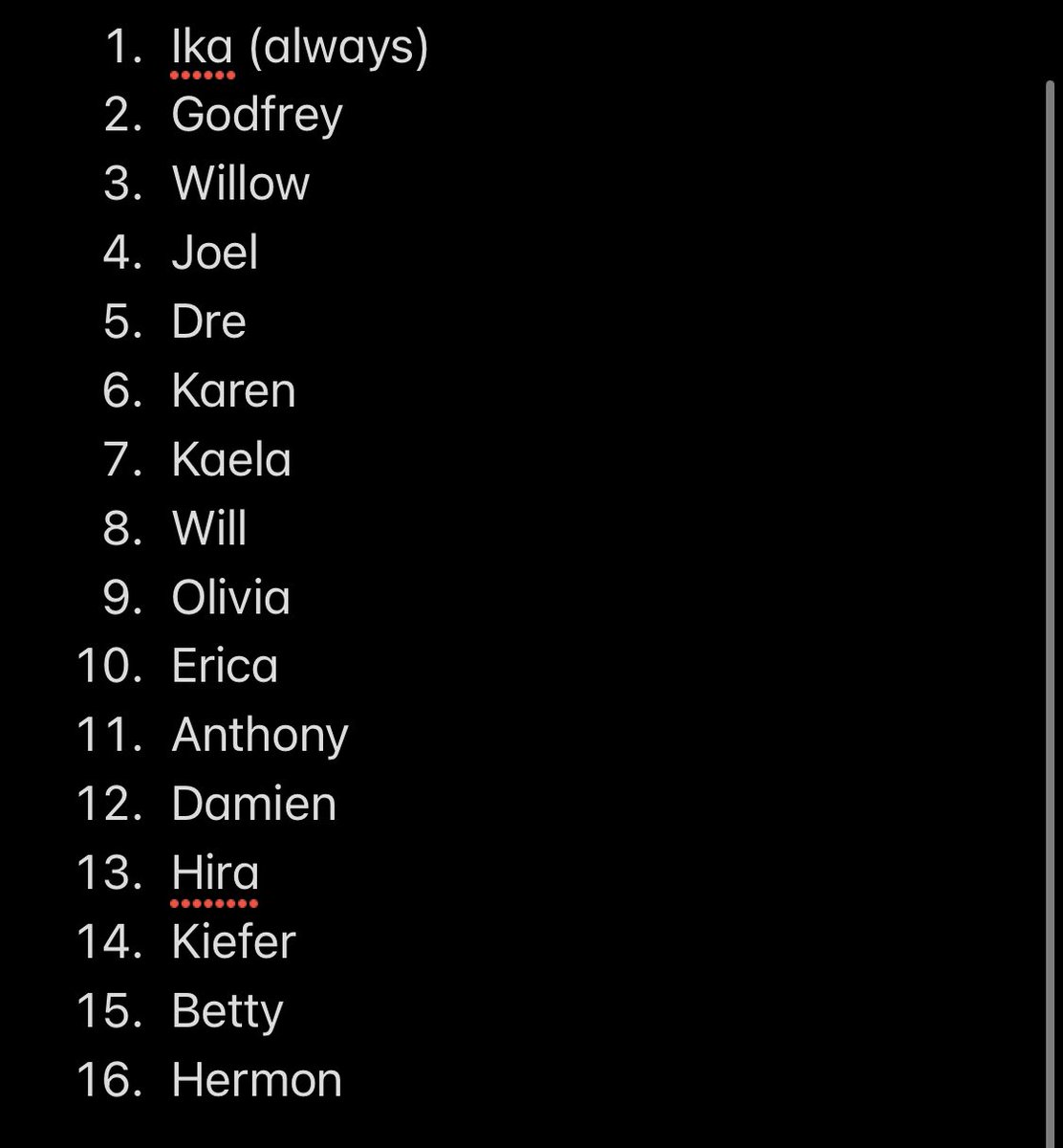 RileyP21BBTG's tweet photo. HI! Ok I’m back because everyone is saying BBCAN is gunna be all-stars and I want to share my dream list. Some are favourites, some I just think would make the season exciting. (no winners, can you tell I love S6) #BBCAN miss most of you ❤️ https://t.co/pN4GUV9Ebb
