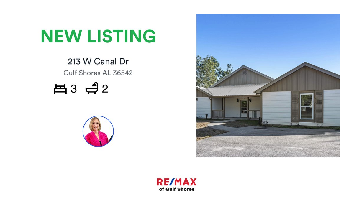 CindyLukeRealt1's tweet photo. 🛌 3 🛀 2
📍 213 W Canal Dr, Gulf Shores, AL, 36542

My latest listing on RateMyAgent.
 000145722-0
https://t.co/4DbWl2wN98

...
#ratemyagent #realestate https://t.co/aWBq5qXCGp