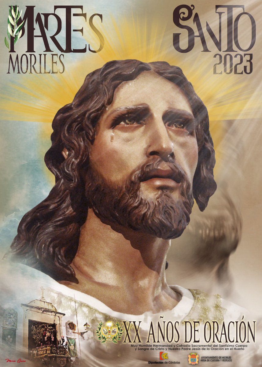 Cartel del XX ANIVERSARIO obra de <a href="/Maquede/">✘ 𝐌𝐚𝐫𝐢𝐨 𝐐𝐮𝐞𝐫𝐨</a> 

“Y desde entonces, Moriles oró”