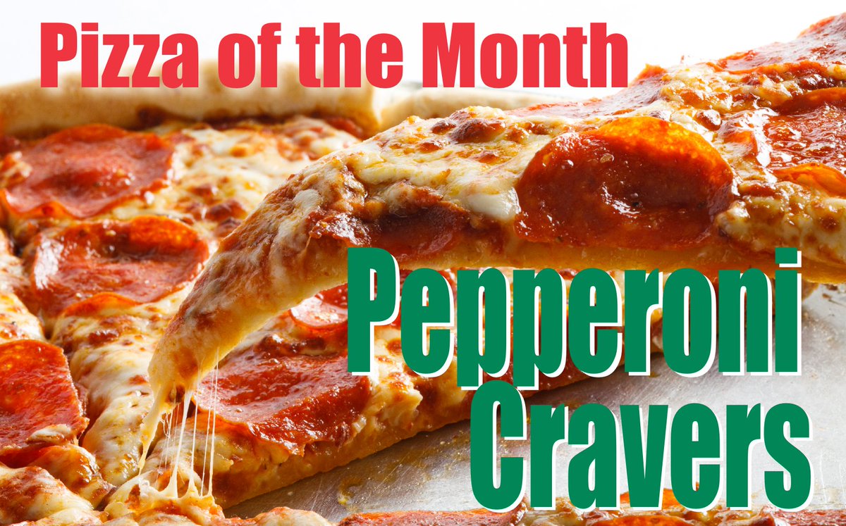 Introducing our February Pizza of the Month - The Pepperoni Cravers pizza!

Layers of Pepperoni above and below the cheese (and extra cheese to boot!) Baked to a golden perfection and served piping hot.

Check it out today!