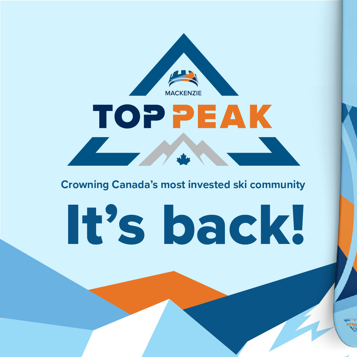 CanadianSkiHOF's tweet photo. Mackenzie Top Peak is searching the country to find Canada’s most invested ski community with prizes ranging up to $100,000. 🗻

Create a team profile by following the link below, and then rally to earn points by getting nominations by March 8th.

https://t.co/4jZAo5CUfL https://t.co/XNXvu8AaZW