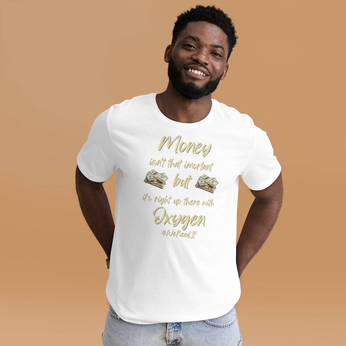 PORTERTHEPOET's tweet photo. Money talks 💰 and our latest design says it all! 🔥 Get your hands on our "Money Isn't Everything but it's Right Up There with Oxygen" tee 💪 Shop now and make a financial statement 🛍 #moneytalk #financefashion #onlinestore #newarrival https://t.co/t0WmMUIHCv