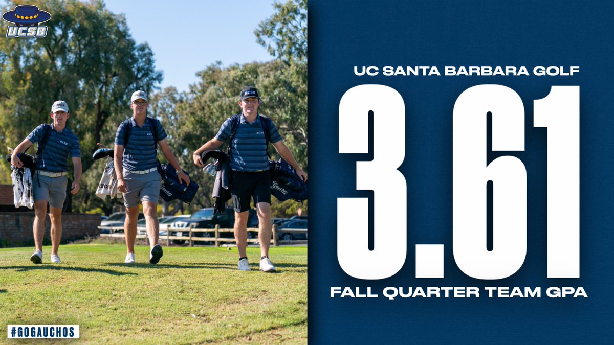 You’re looking at the team with the highest GPA at UC Santa Barbara Athletics for the fall quarter!