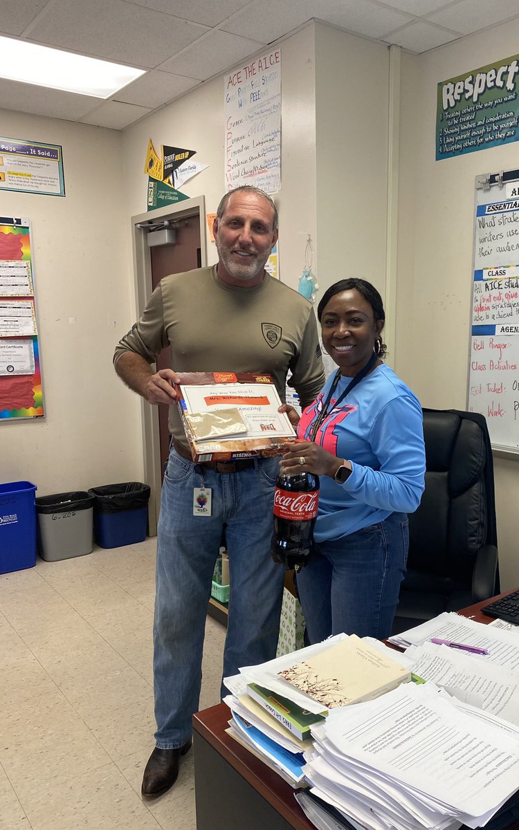 Congrats to Ms. Richards-Hunwick, our “Any way you slice it, you’re AMAZING” teacher-of-the-week recipient!! We appreciate our teachers!! 🍕🍿🥤<a href="/MichaelAronson2/">Michael Aronson</a> <a href="/camsly89/">Camella Slydell</a> <a href="/tj_smith_23/">Tara Smith</a> <a href="/orocofsky/">Cynthia Orocofsky</a> <a href="/ProvenzanoJohn/">John Provenzano</a> <a href="/YounceDoris/">DYounce-AP@FHCHS</a>