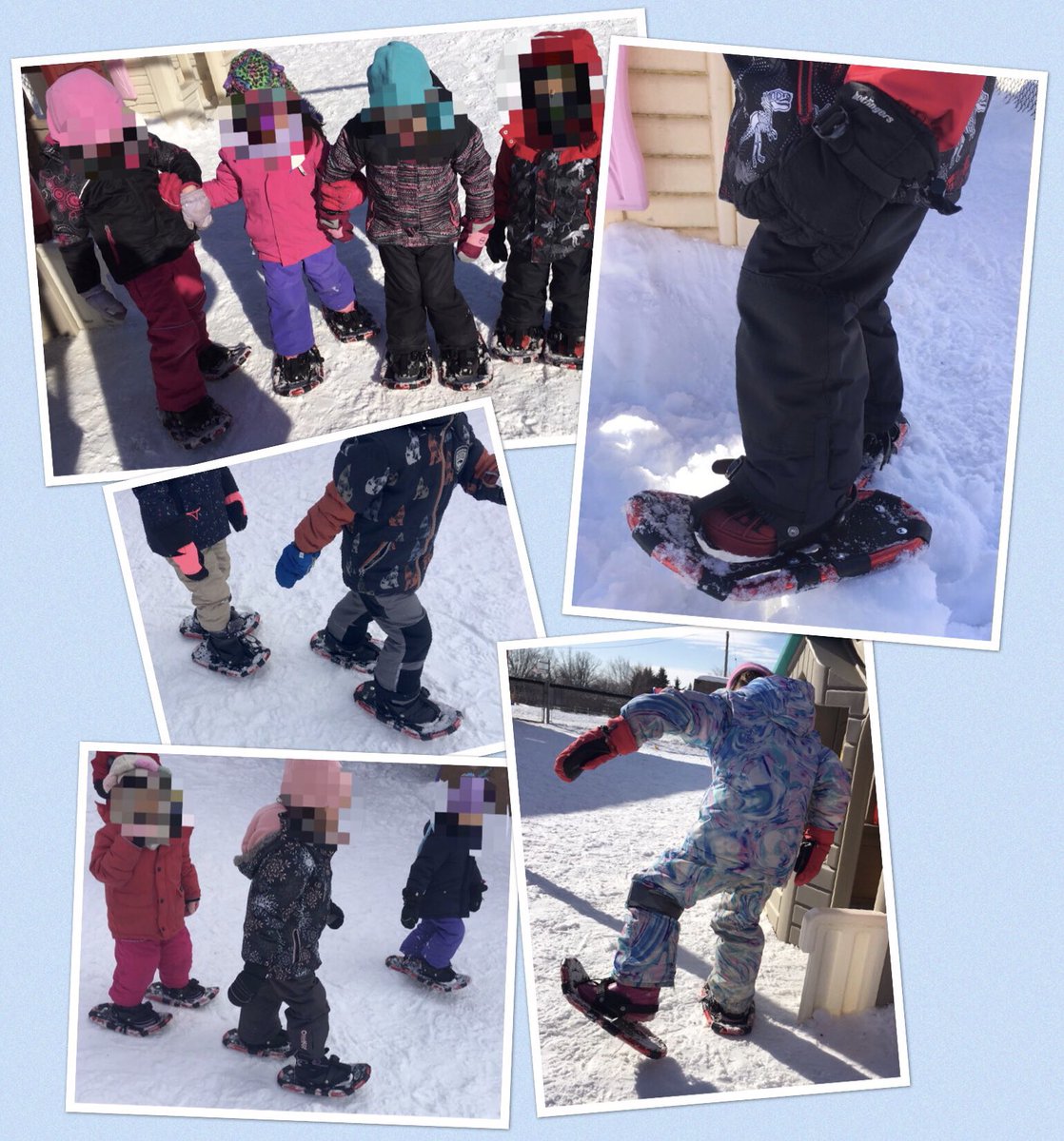 MsPamelaEpps's tweet photo. We had a lot of fun outdoors this week! We even tried snowshoeing! We stomped like a bear, danced, and helped each other up. It was lovely to see and hear! We also scouted for tracks in the snow and tried to figure out what animal it could be! Lots and lots of joy! 🐾 ❄️ 💕 https://t.co/ulH0kP5Dzf