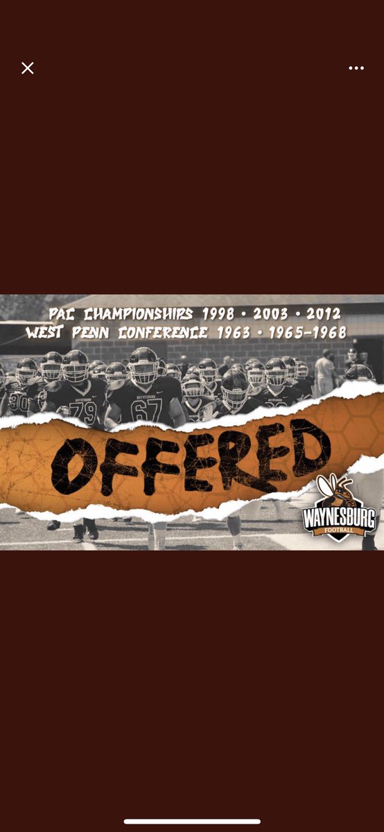 Blessed to receive a offer to waynesburg university 🤎🖤 @CoachColemanDL <a href="/PascoCountyFB/">PascoCountyFB</a> <a href="/Andy_Villamarzo/">Andy Villamarzo</a> <a href="/_CoachCarroll_/">ZHSBulldogFootball</a>