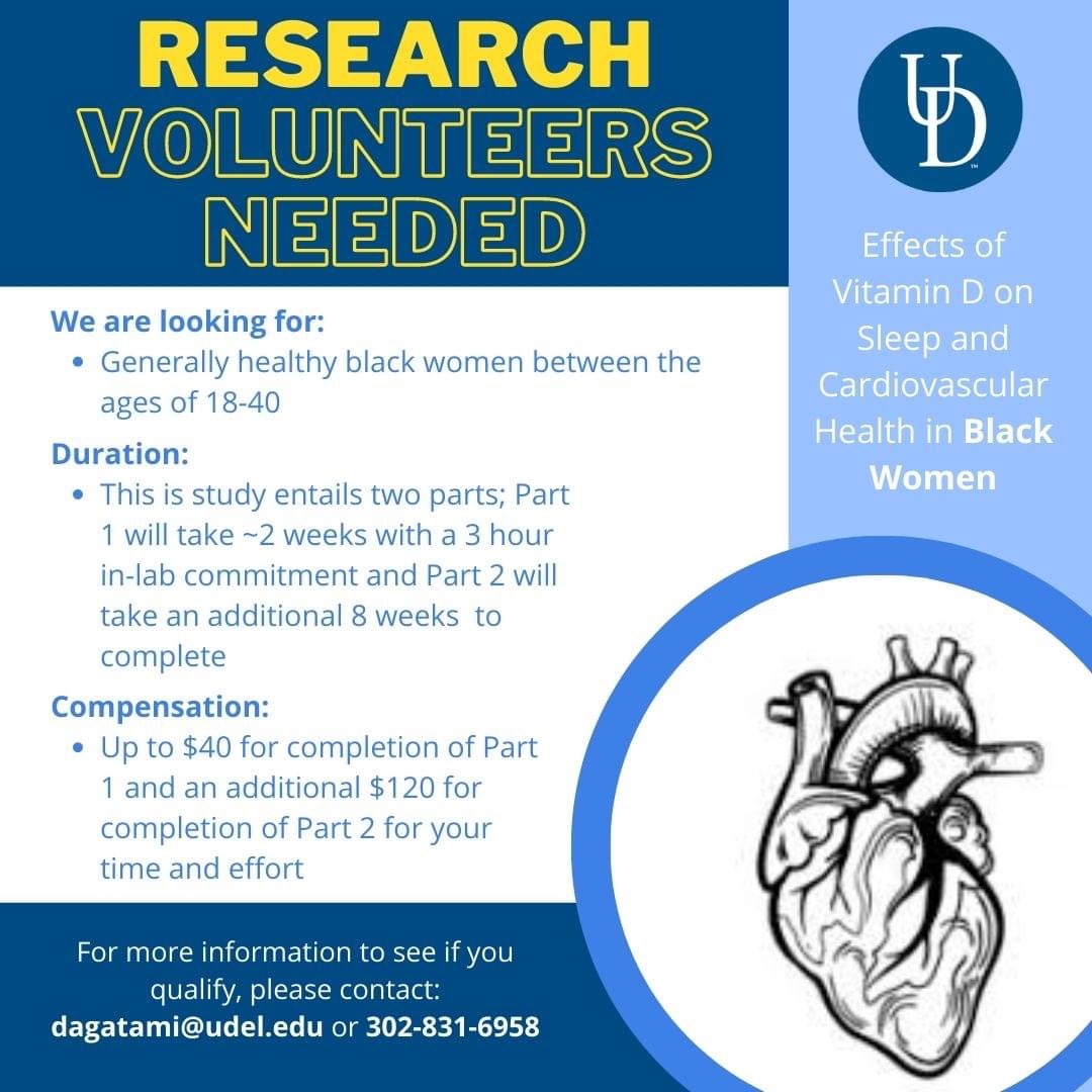 MicheleDagata's tweet photo. Looking for research participant volunteers for my research study at the University of Delaware! https://t.co/nrqlXQV6o9