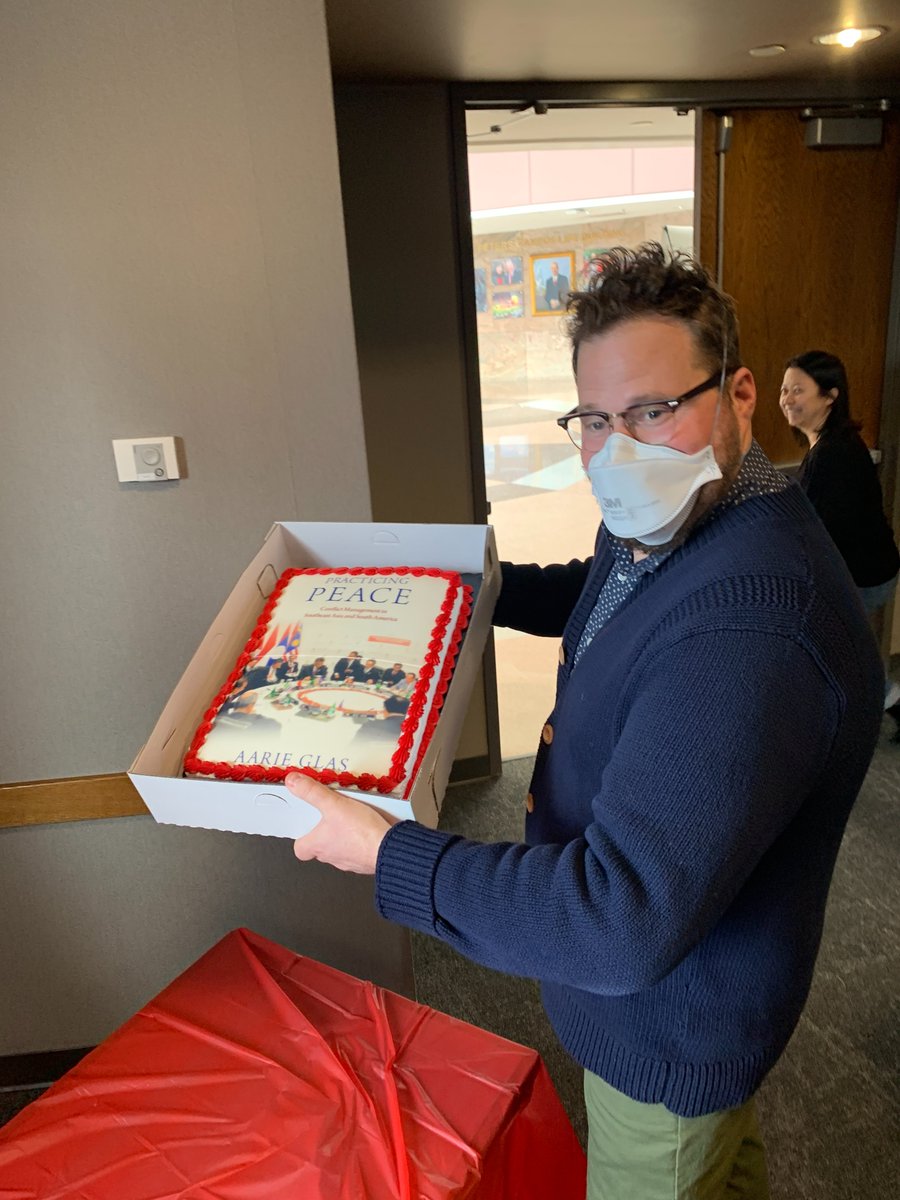 Huge congrats to my good friend and colleague <a href="/adglas/">Anne</a> on the publication of his book and a successful book talk today.

  . . . and <a href="/ChesThurber/">Ches Thurber</a> for the cake

<a href="/NIU_PoliSci/">Political Science</a> <a href="/CSEAS_NIU/">CSEAS_NIU</a> <a href="/OxUniPress/">Oxford University Press</a>