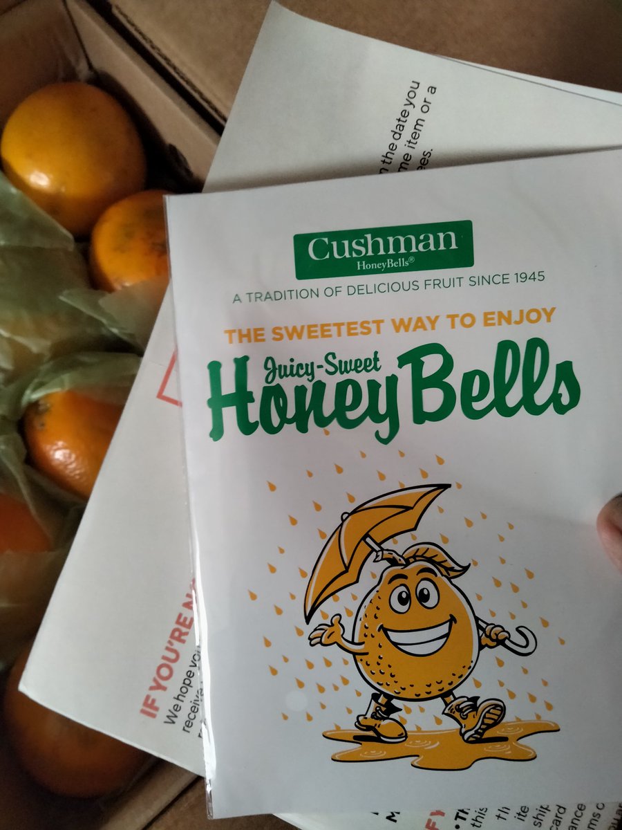 Ted Cantu on Twitter "The Honey Bells came today. These oranges were