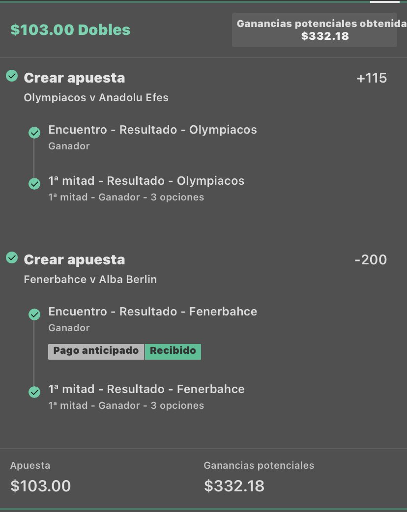 raciel_rueda's tweet photo. SE COBRÓ EL STAKE 10 Y EL SOÑADOR $100 👊🏻

¿Cuantos cobraron las 2 apuestas?  ❤️
Una se mando por el Telegram y otra por el grupo de WhatsApp 

No olviden darle RT 🔁 https://t.co/F0bDA2cIqQ