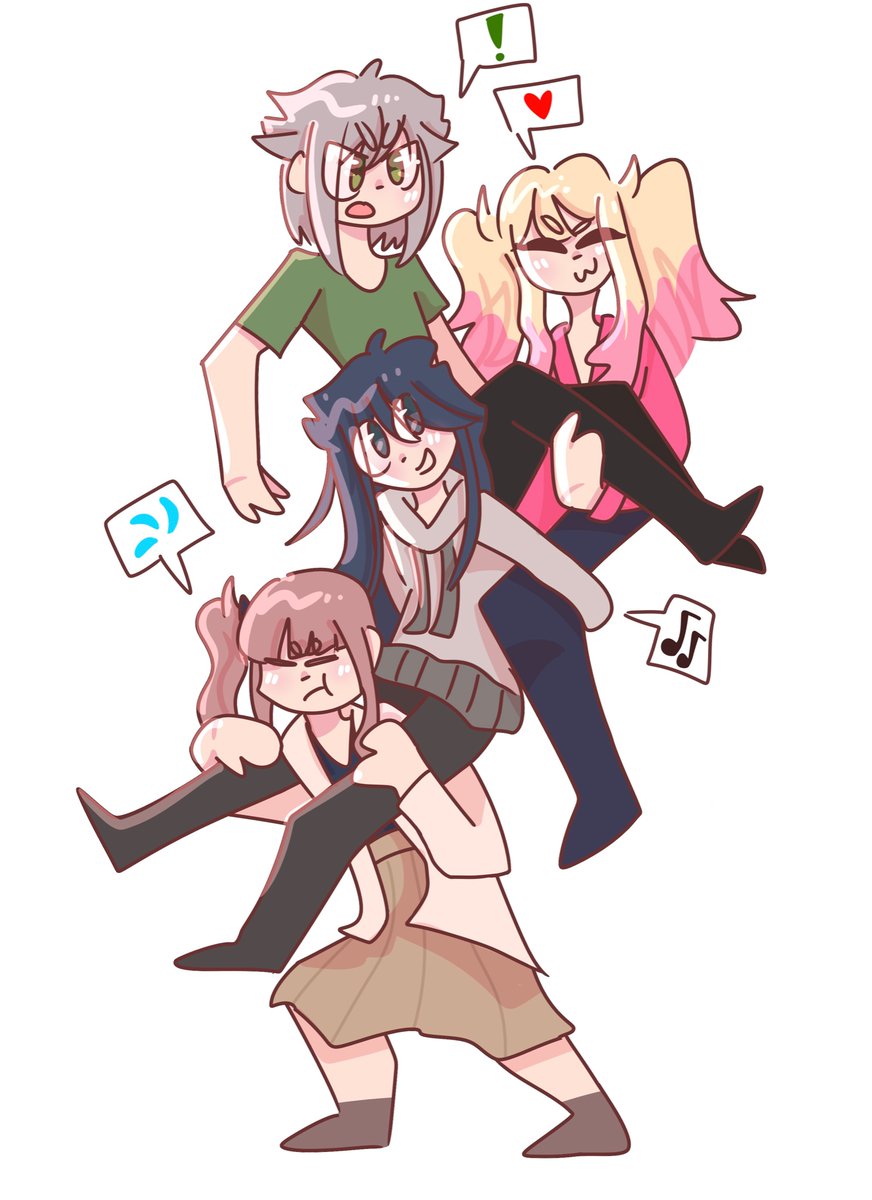 RWYEVE's tweet photo. they collapsed into a pile 0.2 seconds after this photo was taken. #prsk_FA https://t.co/dqUQdVlBe2
