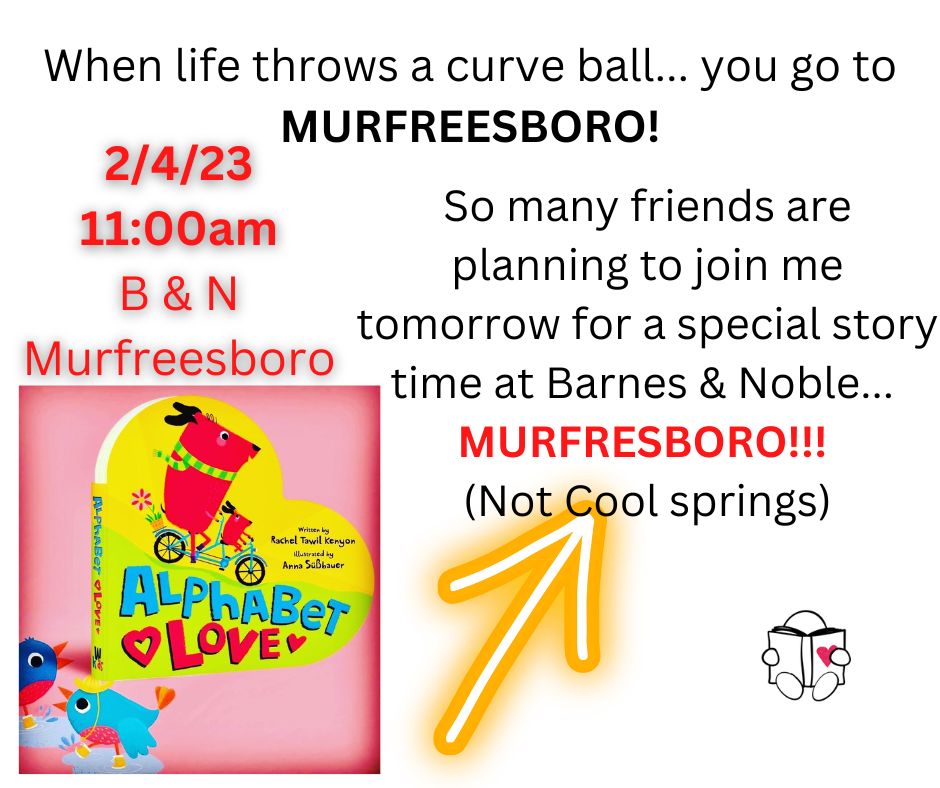 Hey Middle TN - @BNMurfreesboro #storytime #ValentinesDay #Parents