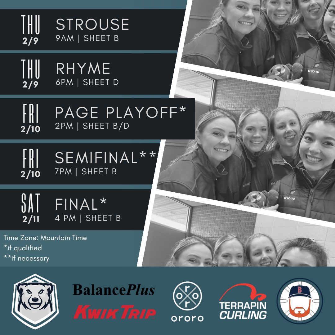 OMG it’s almost time!! Women’s Nationals is right around the corner and we couldn’t be more excited to face off against the best teams in the country!! 🧸🎉

To catch the livestream, click the link below. 👇 

linktr.ee/team_bear_curl

#BearDen