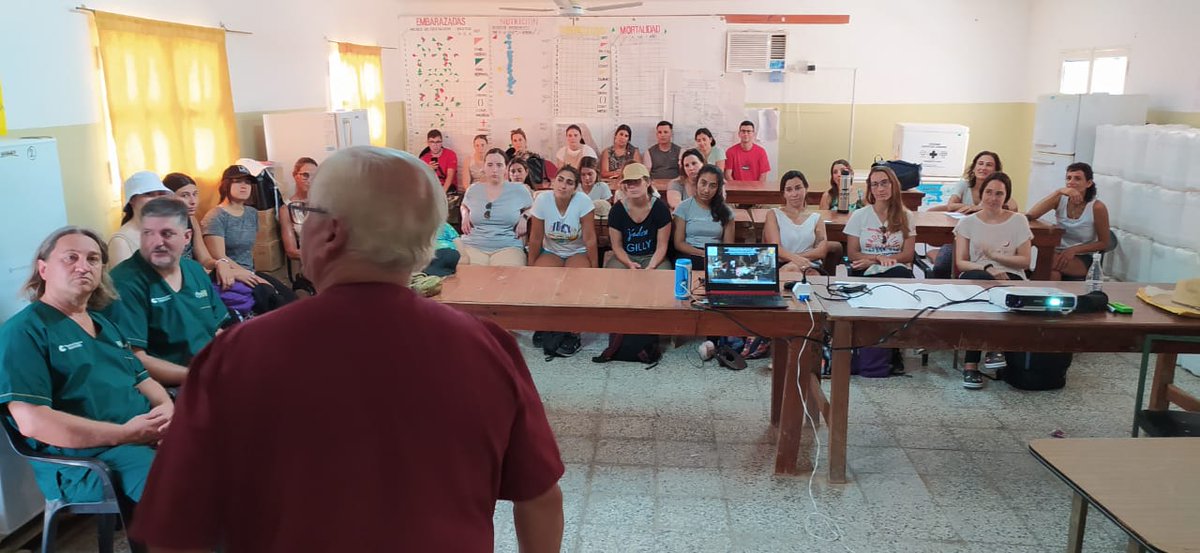 #CampamentoSanitario #ESM <a href="/unmdp/">Universidad Nacional de Mar del Plata</a> 
📌El grupo de Santa Victoria Este -Salta- ya está instalado
📍Integrado por 30 estudiantes y docentes ha comenzado sus trabajos con una actividad con medicina de la Universidad Nacional de Salta en tierra #wichi
Se atendera en varias comunidades